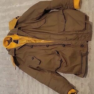 Zara Man Denim Tan Jacket.